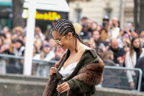 PFW - Miu Miu Outside Arrivals