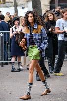 PFW - Miu Miu Outside Arrivals