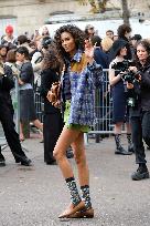 PFW - Miu Miu Outside Arrivals