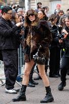 PFW - Miu Miu Outside Arrivals