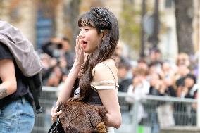 PFW - Miu Miu Outside Arrivals