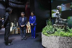 Japan emperor, empress visit Osaka expo