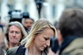 Marion Marechal Speaks To Media - Paris
