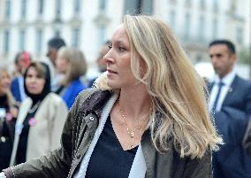 Marion Marechal Speaks To Media - Paris