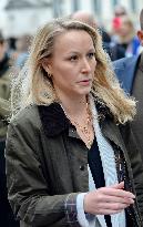 Marion Marechal Speaks To Media - Paris