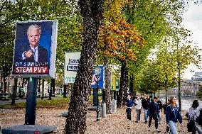 Netherlands Election Posters For 2025 Elections - The Hague