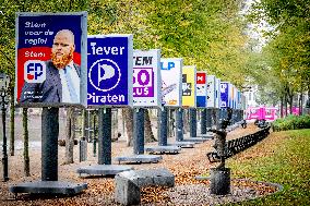 Netherlands Election Posters For 2025 Elections - The Hague
