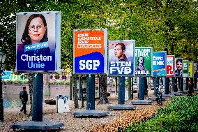 Netherlands Election Posters For 2025 Elections - The Hague