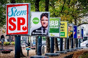 Netherlands Election Posters For 2025 Elections - The Hague