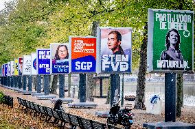 Netherlands Election Posters For 2025 Elections - The Hague