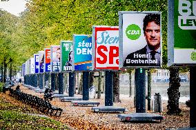 Netherlands Election Posters For 2025 Elections - The Hague