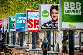 Netherlands Election Posters For 2025 Elections - The Hague