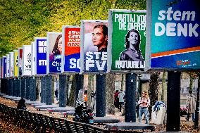 Netherlands Election Posters For 2025 Elections - The Hague