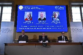 THE NOBEL PRIZE IN PHYSICS IS ANNOUNCED