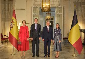 Spanish Royals Visit Belgium - Brussels