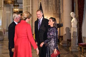 Spanish Royals Visit Belgium - Brussels