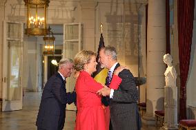 Spanish Royals Visit Belgium - Brussels