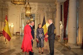Spanish Royals Visit Belgium - Brussels