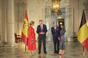 Spanish Royals Visit Belgium - Brussels