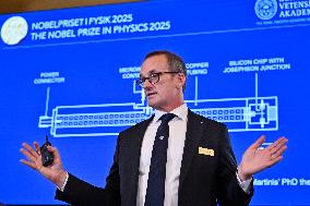 THE NOBEL PRIZE IN PHYSICS IS ANNOUNCED