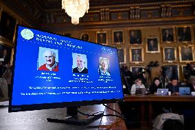THE NOBEL PRIZE IN PHYSICS IS ANNOUNCED