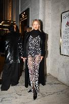 PFW - Caroline Daur Leaves Miu Miu After Party