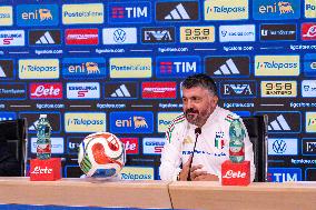 CALCIO - FIFA Mondiali - Press conference of Italy's coach Gennaro Gattuso