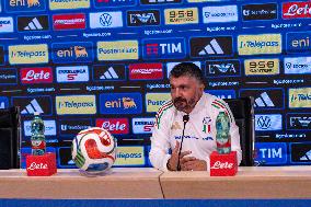CALCIO - FIFA Mondiali - Press conference of Italy's coach Gennaro Gattuso
