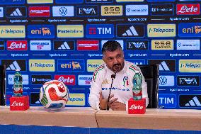 CALCIO - FIFA Mondiali - Press conference of Italy's coach Gennaro Gattuso