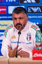 CALCIO - FIFA Mondiali - Press conference of Italy's coach Gennaro Gattuso