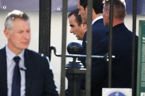 Sebastien Lecornu at Tribute Exhibition to The Victims of The October 7 Attacks - Paris