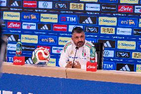 CALCIO - FIFA Mondiali - Press conference of Italy's coach Gennaro Gattuso