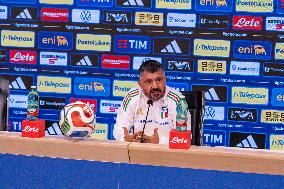CALCIO - FIFA Mondiali - Press conference of Italy's coach Gennaro Gattuso