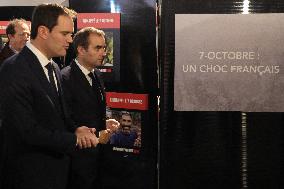 Sebastien Lecornu at Tribute Exhibition to The Victims of The October 7 Attacks - Paris