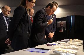 Sebastien Lecornu at Tribute Exhibition to The Victims of The October 7 Attacks - Paris