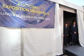 Sebastien Lecornu at Tribute Exhibition to The Victims of The October 7 Attacks - Paris