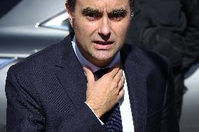 Sebastien Lecornu at Tribute Exhibition to The Victims of The October 7 Attacks - Paris