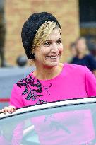 Queen Maxima Attends Event In Tilburg - Netherlands