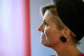 Queen Maxima Attends Event In Tilburg - Netherlands