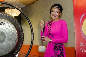 Queen Maxima Attends Event In Tilburg - Netherlands