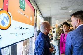 Queen Maxima Attends Event In Tilburg - Netherlands