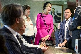 Queen Maxima Attends Event In Tilburg - Netherlands