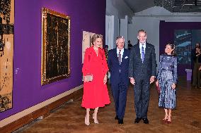 Spanish Royals Visit Belgium - Brussels