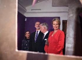 Spanish Royals Visit Belgium - Brussels