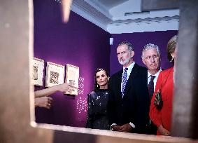 Spanish Royals Visit Belgium - Brussels