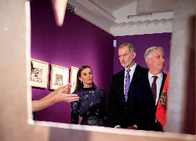 Spanish Royals Visit Belgium - Brussels