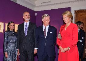 Spanish Royals Visit Belgium - Brussels
