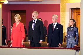 Spanish Royals Visit Belgium - Brussels