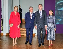 Spanish Royals Visit Belgium - Brussels