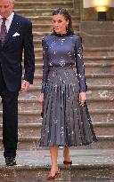 Spanish Royals Visit Belgium - Brussels